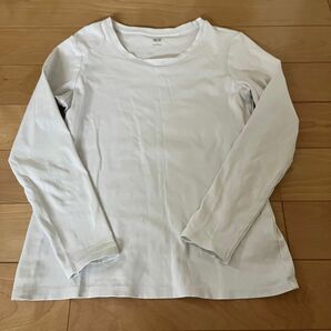 ユニクロ UNIQLOコットンフライスクルーネックt 