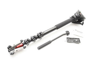 ★☆ 極上品！ Manfrotto マンフロット MVM500A ビデオ一脚 雲台付 ★☆