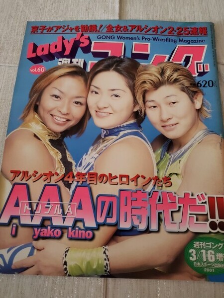 ☆●Lady'sゴング (レディース・ゴング) 2001年3月16日号 Vol.60 豊田真奈美