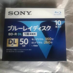 録画用BD-R DL 4倍速 10枚 10BNR2VLPS4