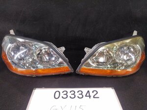 [ stone ]* old car * GX115 Mark Ⅱ halogen head light left right SET reference product number 81110-22860 * secondhand goods Toyota GX110 JZX110 Koito 22-320 *