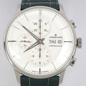 JUNGHANS ユンハンス マイスター クロノスコープ テラッセンバウ 027.4729.01 自動巻 メンズ