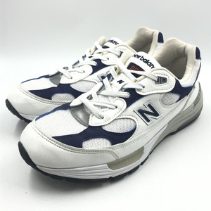 【中古】New Balance M992EC ブルー×ホワイト 26.5cm ニューバランス [240024462155]