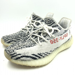 【中古】adidas YEEZY BOOST V2 350 ゼブラ 27.0 CP9564 △状態 アディダス イージーブースト [240024461879]