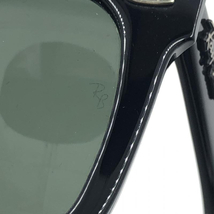 【中古】RayBan WAYFARER ブラック×グリーンレンズ RB2140-F 901 茶色ケース レイバン ウェイファーラー[240024462834]_画像8