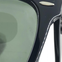 【中古】RayBan WAYFARER ブラック×グリーンレンズ RB2140-F 901 黒ケース レイバン ウェイファーラー[240024462837]_画像8