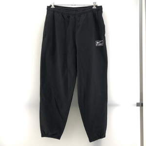 【中古】STUSSY×NIKE 2023AW STONE WASHED FLEECE PANTS サイズL ブラック DO5296-010　ステューシー×ナイキ[240024464408]