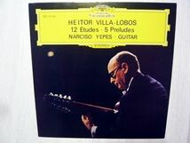 イエペス 12の練習曲・5つの前奏曲(ヴィラ・ロボス)　 LP クラシックギター ヴィラ=ロボス_画像1