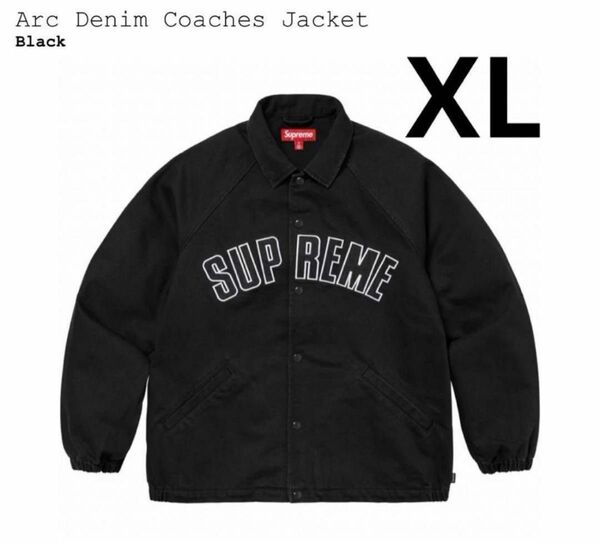 Supreme ARC Denim Coaches Jacket "Black"