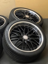 ホイール付タイヤ４本セット((メルセデスベンツ BBS LMタイプ 19インチ 9J+45 8J+45 PCD112 状態良好 タイヤ 275/30/19 245/35 ハブ - 66.6_画像2