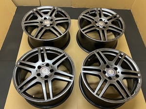 メルセデスベンツ純正 W212 W207 AMG Eクラス 18×8.5J+48 9J+54 112-5 4本 A212 W204 W205 W206 W213 W212 W211　中古ホイール４本セット