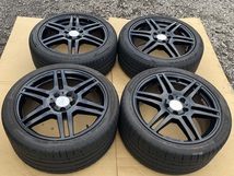 ホイール付タイヤ４本セット メルセデスベンツ純正 W212 W207 AMG Eクラス 18x8.5J+48 9J+54 112-5 4本 A212 W204 W205 W206 W213 W212_画像3