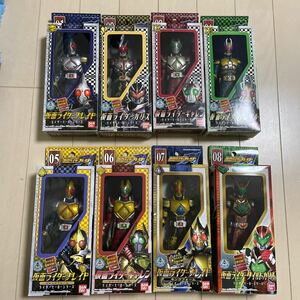 仮面ライダー ブレイド カリス ギャレン レンゲル ジャックフォーム キングフォーム ワイルドカリス 8体セット ソフビ 当時物 フィギュア