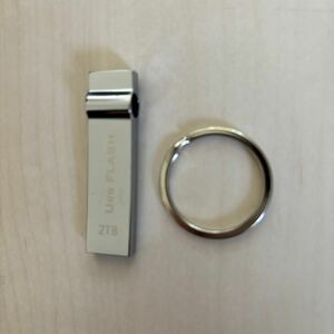 USBメモリ 2TB 金属製 USB 3.0 大容量高速 2000GB防水防塵耐衝撃メモリスティックデータストレージ,コンピューター