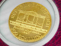 【K24】 ウィーン金貨 ハーモニー 1/10オンス 総重量3.1g 純金 9999 オーストラリア造幣局 コイン 未開封 現状品_画像2