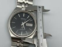 SEIKO シルバーウェーブ 7546-802J 腕時計 デイデイト 黒文字盤 セイコー クォーツ 店舗受取可_画像5