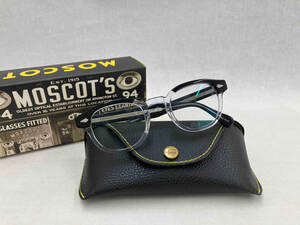 【箱・ケース付】MOSCOT モスコット LEMTOSH めがね 眼鏡 アイウェア ブラック x クリスタル 店舗受取可