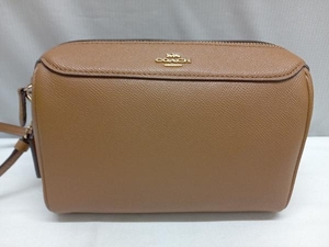 COACH F76629 ショルダーバッグ コーチ レディース ミニバッグ キャメル レザー