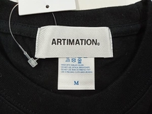 ARTIMATION × Mr.Unchain × 刃牙展 アーティメーション 半袖Tシャツ 刃牙 ビスケットオリバ 新品タグ付き ブラック Mサイズ_画像3