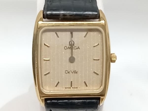 【ジャンク】 OMEGA DeVille オメガ デビル 1375 レディース クォーツ 腕時計