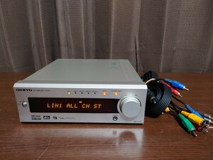 オンキョー　ONKYO 5.1chホームシアター用 AVコントローラー　ED-L1A 動作品美品専用ケーブル付きです！