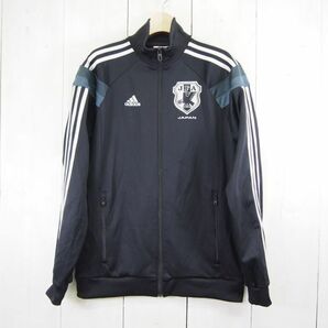 アディダス adidas サッカー日本代表 JFA アンセムジャケット*トラックジャケット*ジャージ(L)ブラック/F84716の画像1