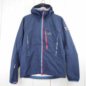 ミレー MILLET MIV-7087 GORE WINDSTOPPER フルジップ ナイロンジャケット アウトドアジャケット(M)ネイビー