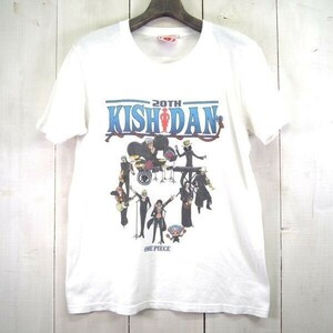 ワンピース ONE PIECE×KISHIDAN 氣志團 コラボTシャツ(L)ホワイト