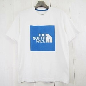 ノースフェイス THE NORTH FACE S/S Colored Square Logo Tee/NT32351 ショートスリーブカラードスクエアロゴTシャツ(S)ホワイト