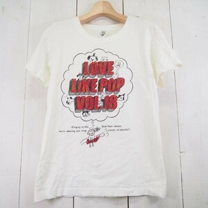 aiko LIVE TOUR LOVE LIKE POP VOL.8 2015クリスマス＆カウントダウンライブTシャツ(チビ)ホワイト/日本製