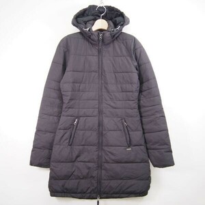  O'Neill O'NEILL with a hood nylon cotton inside coat (M) charcoal Brown 