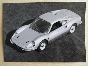 フェラーリ　ディーノ　２０６ＧＴ　Ferrari Dino 206GT　Pininfarina Original Photo ピニンファリーナ　オリジナル広報写真　生写真①