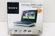 52MA☆SONY DVD-FX730 ポータブル DVDプレーヤー 中古 現状品_画像1