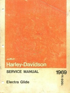1965 Harley FL FLH SHOVEL ハーレー ショベル Web サービス マニュアル 英語