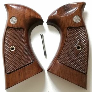  beautiful goods!S&W company original 50~60 period M10,M15,M19 other,K frame for diamond Target wooden grip 