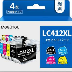 LC412XL LC412 ブラザー 対応 LC412XL-4PK 互換 Brother 用 インク LC412XLBK 4色パック LC412XLC LC412XLM LC412XLY MFC-J7100CDWの画像1