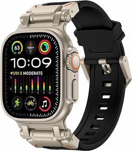 [GLILAVOX] アップルウォッチ バンド スポーツ Compatible with Apple Watch Ultra/Ultra 2/Series 9/8/7/SE/6/5/4/3/2/1 49mm/45mm/44mm