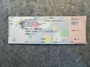 東京コミコン2024　入場券チケット