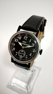 ◆IWC シャフハウゼン ポベダ◆手巻き メンズ腕時計 ヴィンテージ アンティーク　黒
