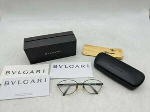 [1 иен старт ]BVLGARI очки рама 132 55*18 135 серебряный с футляром линзы ввод BVLGARY DM0514N