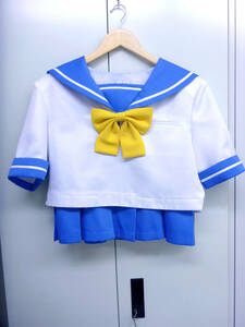  бледно-голубой sailor летняя одежда XL * Higurashi no Naku Koro ni дракон . Rena Fairy