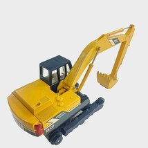 当時物 ジャンク品 おもちゃ KOBELCO Yutani 重圧ショベル ユンボ SK07 ミニカー 日本製 建設車両 作業車 現状品【中古品】札幌発_画像4