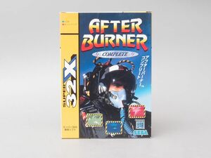 スーパー32Xソフト「アフターバーナー コンプリート AFTER BURNER COMPLETE」箱 取説付属 動作未確認