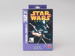 海外版 MEGA DRIVE 32X（スーパー32X）ソフト「STARWARS ARCADE スターウォーズ アーケード」箱 取説付属 動作未確認