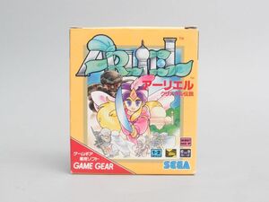 GAME GEAR ゲームギア ソフト「アーリエル クリスタル伝説」箱 取説付属 動作未確認