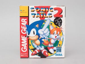 GAME GEAR Game Gear soft [ Sonic & tail s2] box manual attaching . operation not yet verification 