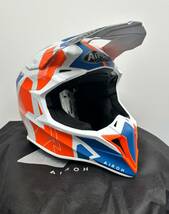 新品 Airoh アイロー オフロードヘルメット Wraap Raze オレンジマット サイズ L 送料込22,000円 AIHWRRAORL_画像1