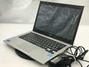 SONY/ノート/SSD 24GB/HDD 320GB/第3世代Core i3/メモリ4GB/WEBカメラ有/OS無-240426000948195