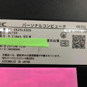 NEC/ノート/HDD 320GB/第3世代Core i3/メモリ2GB/2GB/WEBカメラ無/OS無-240409000910661の画像6