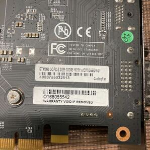 GK 激安 GB-285 グラフィックボード 玄人志向 GeForce GTX1060 OC PCI-E 3GB GDDR5 192Bit 認識.画像出力のみ確認 中古品 同梱可能の画像7